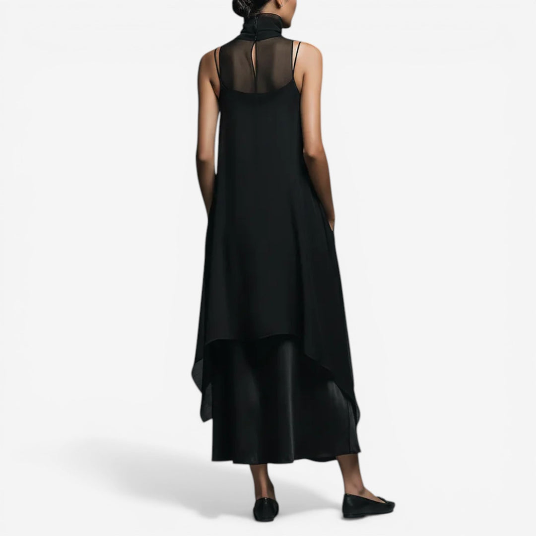 Bibiana™ Vestido Maxi con Capas