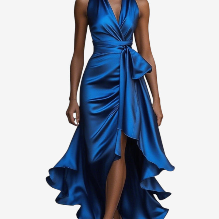 Claudia™ Vestido Noche Volantes