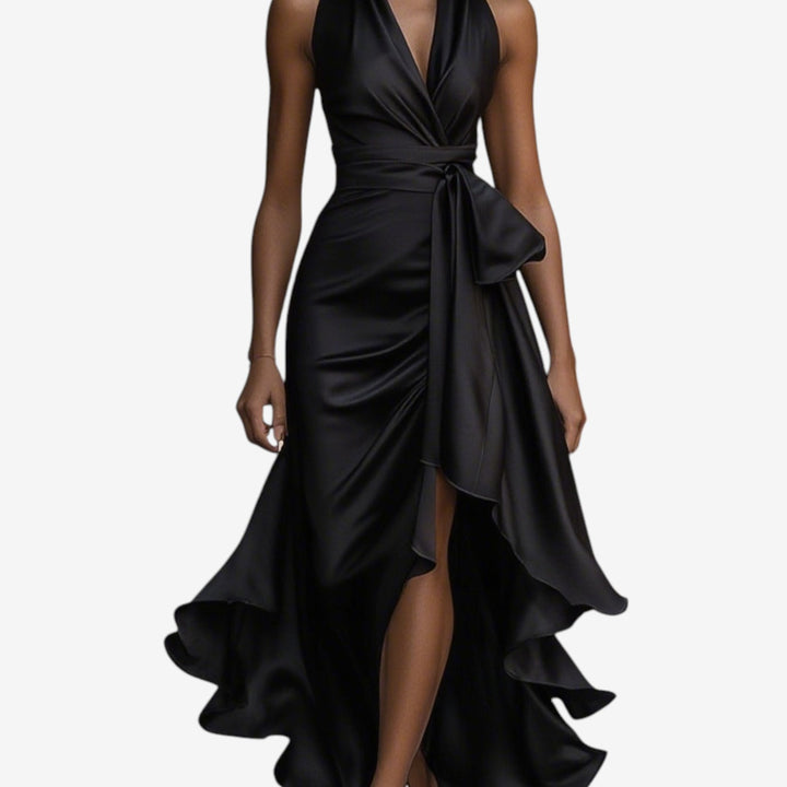 Claudia™ Vestido Noche Volantes