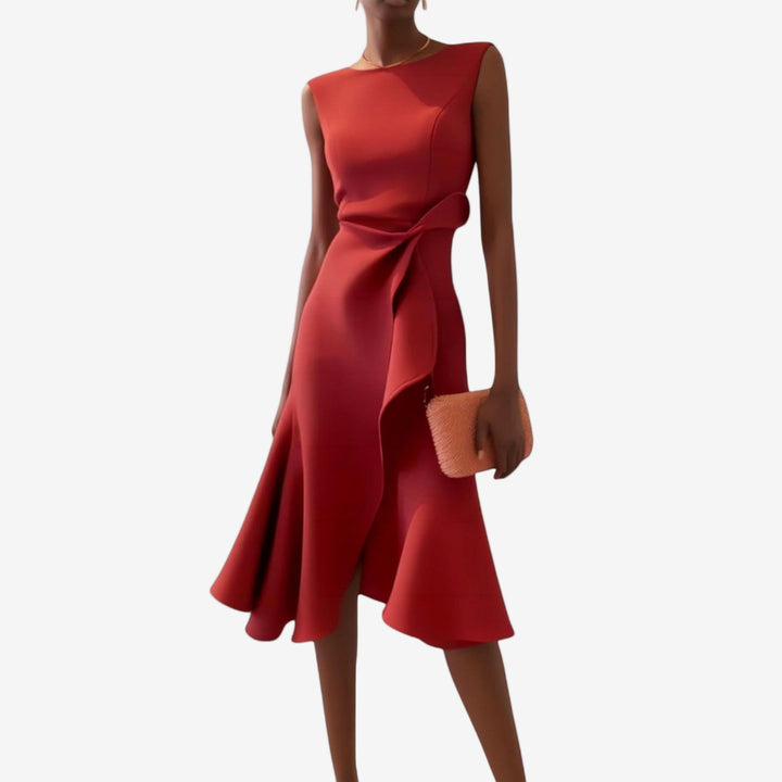 Bethania™ Vestido Midi Asimétrico