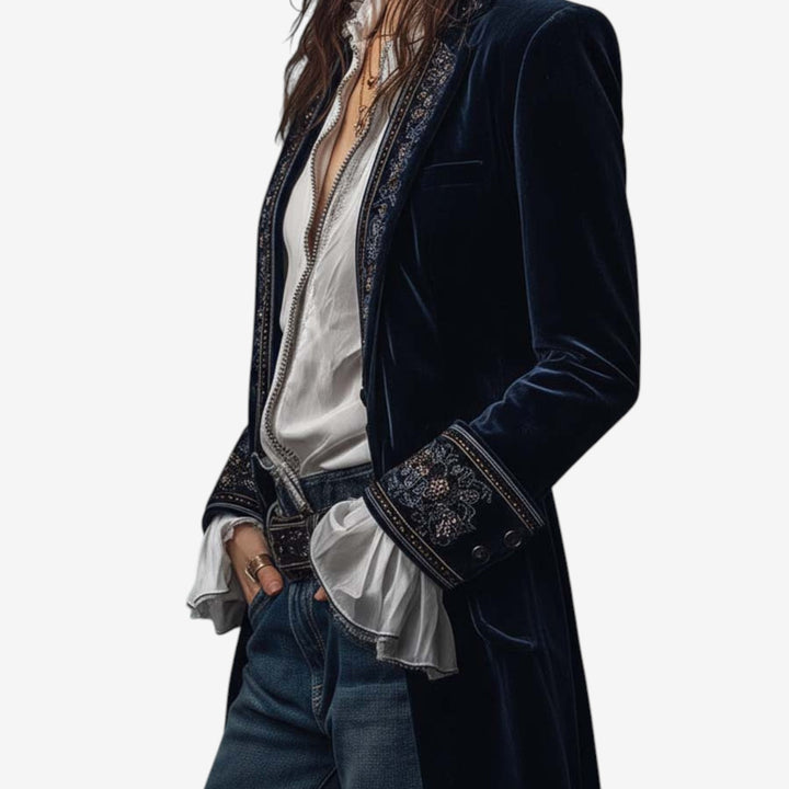 Belinda™ Blazer Chaqueta Bordada