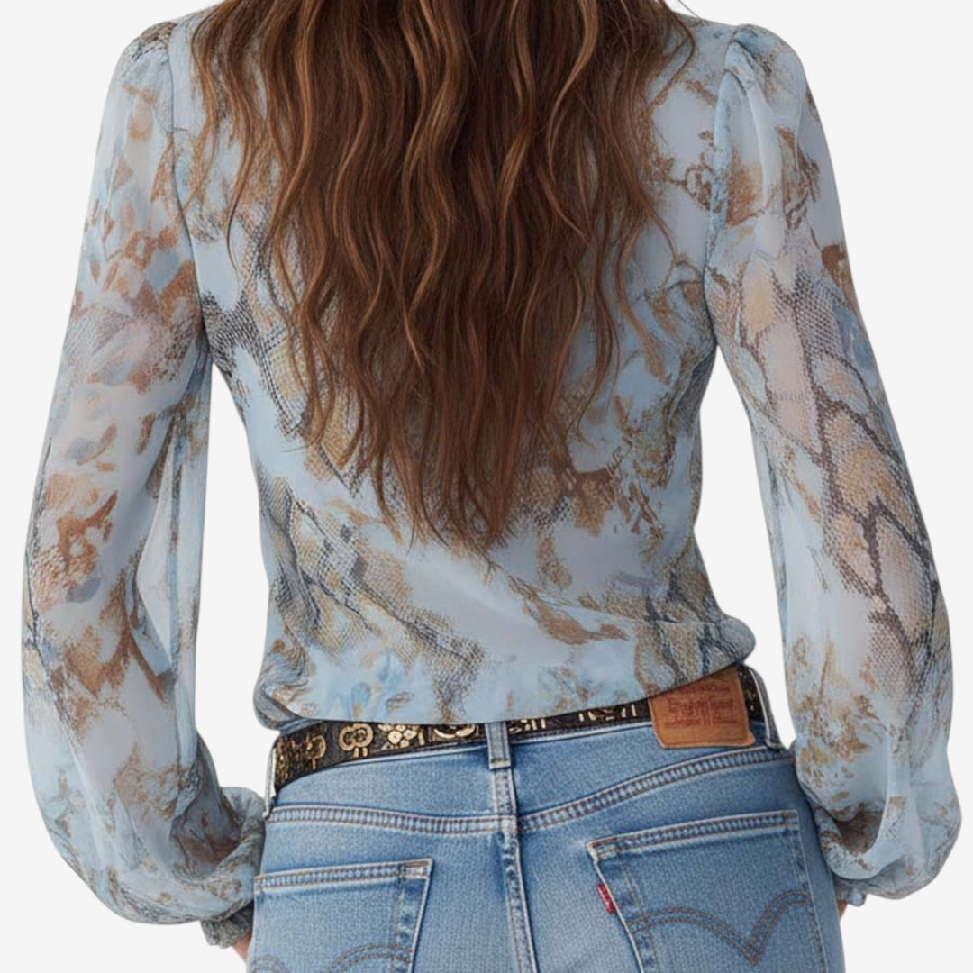 Tomasa™ Blusa Volantes Romántica