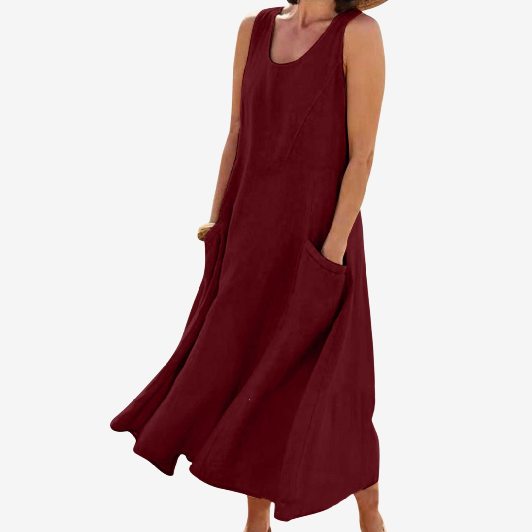 Eskama™ Vestido Maxi Fluido