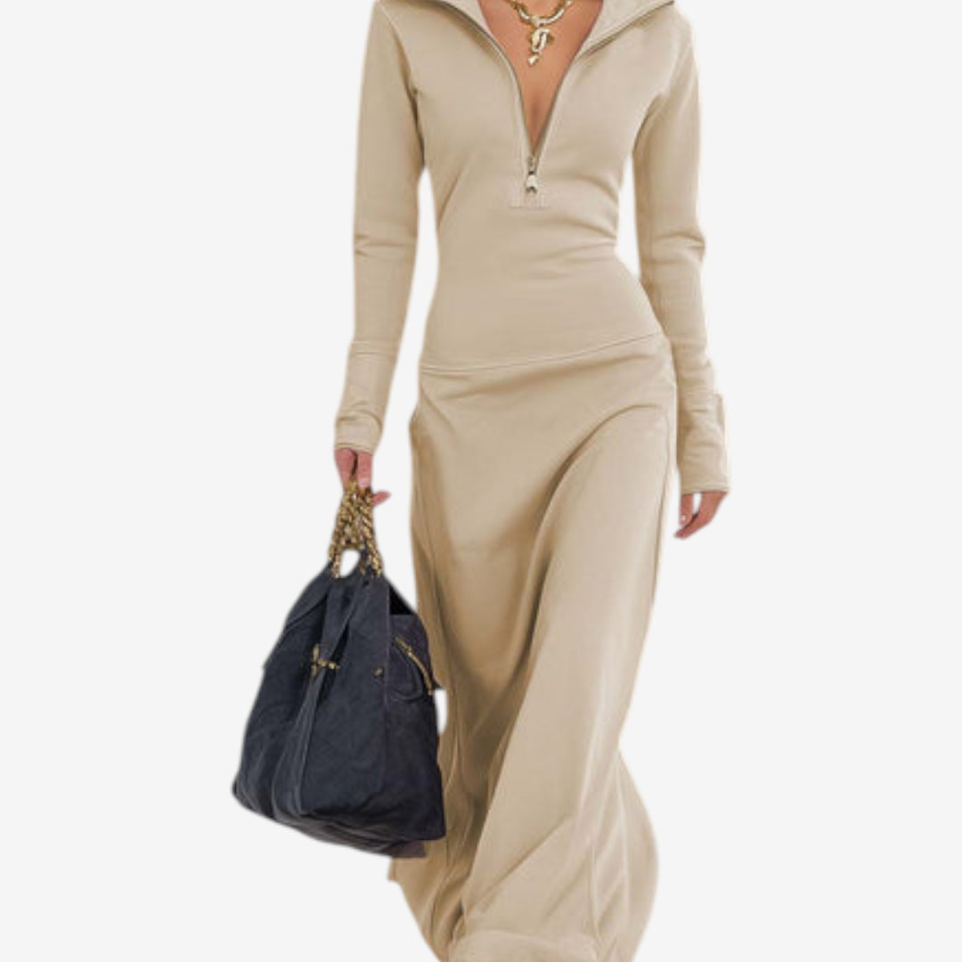 Sara™ Vestido Maxi Entallado