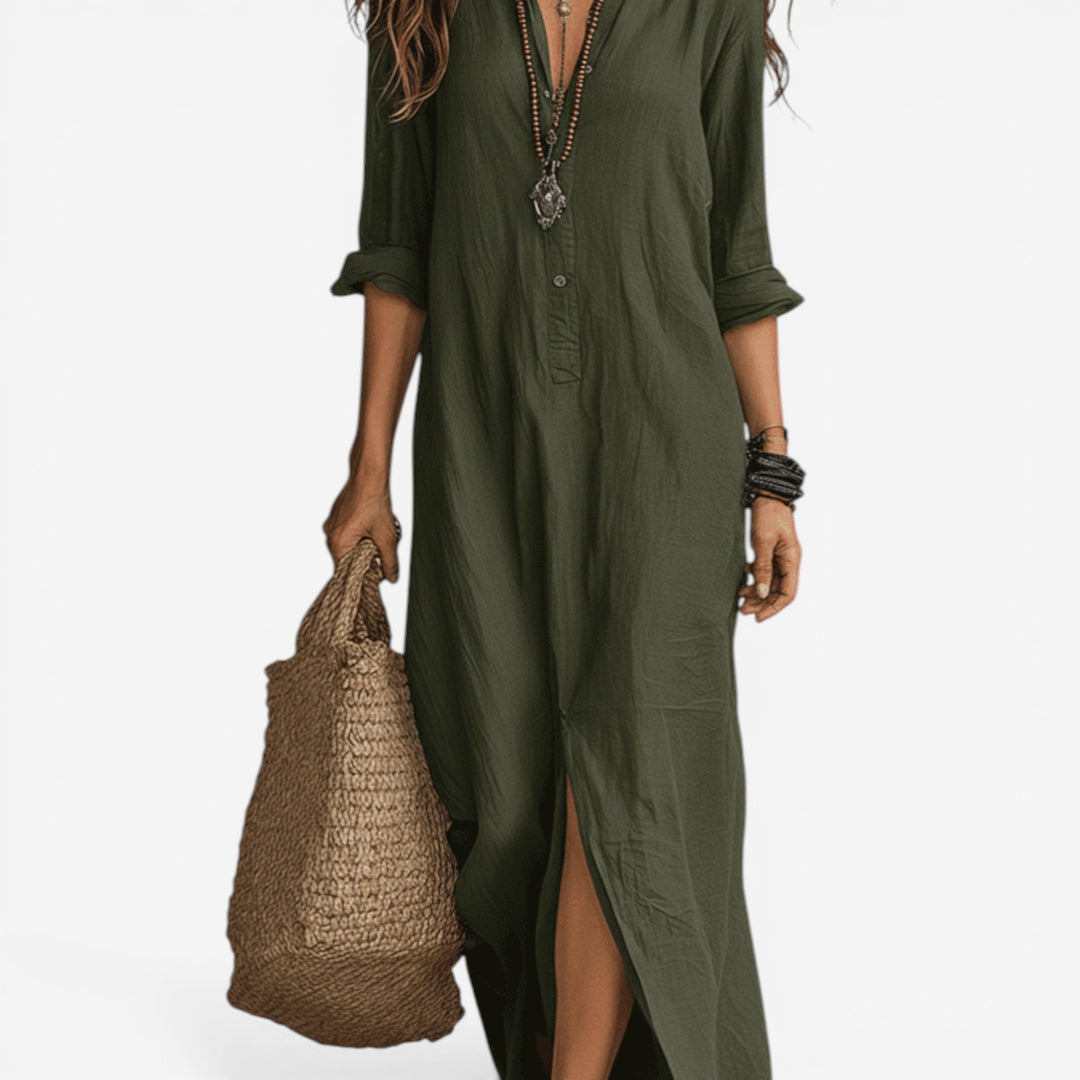 Gloria™ Vestido maxi con abertura
