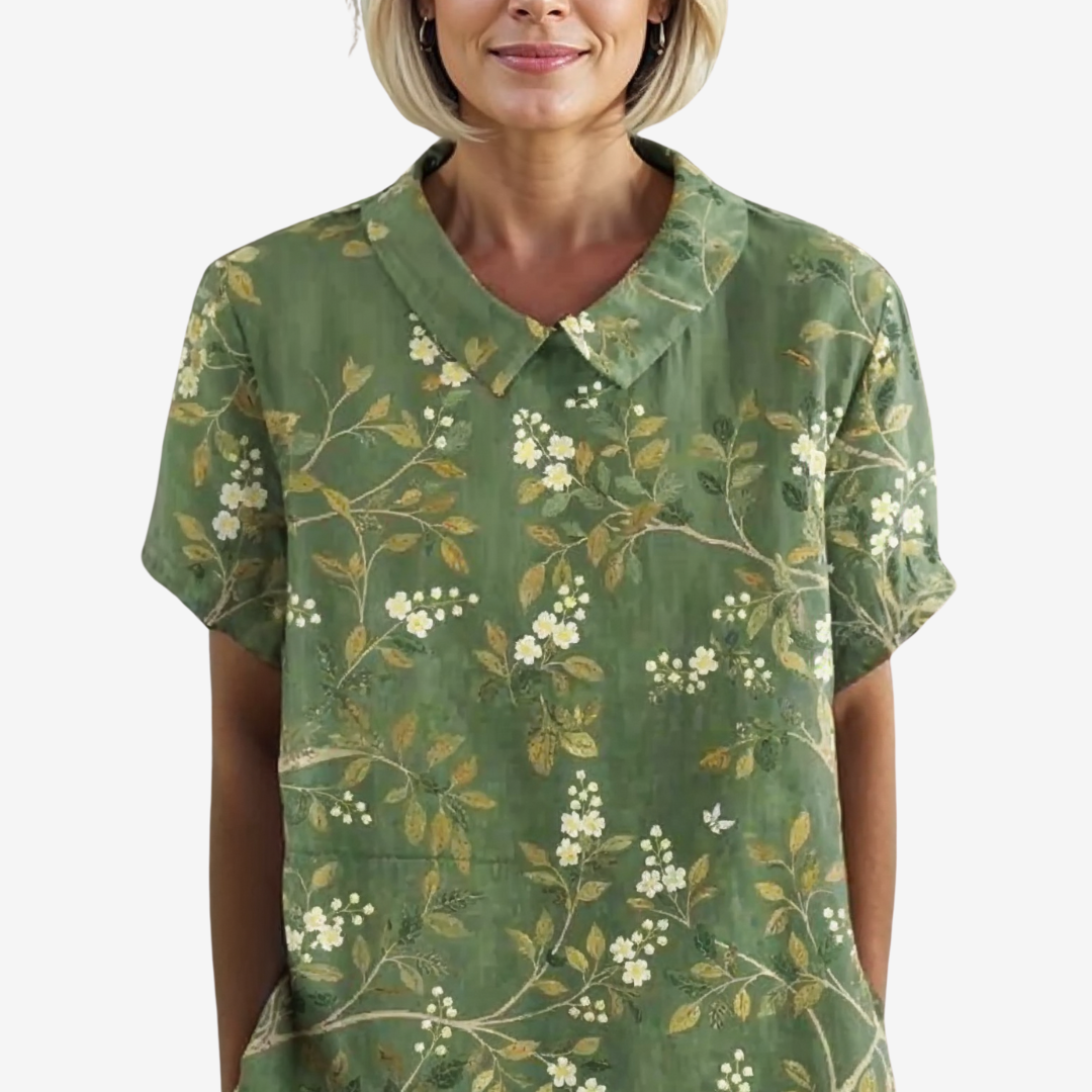Gechina™ Camisa Floral