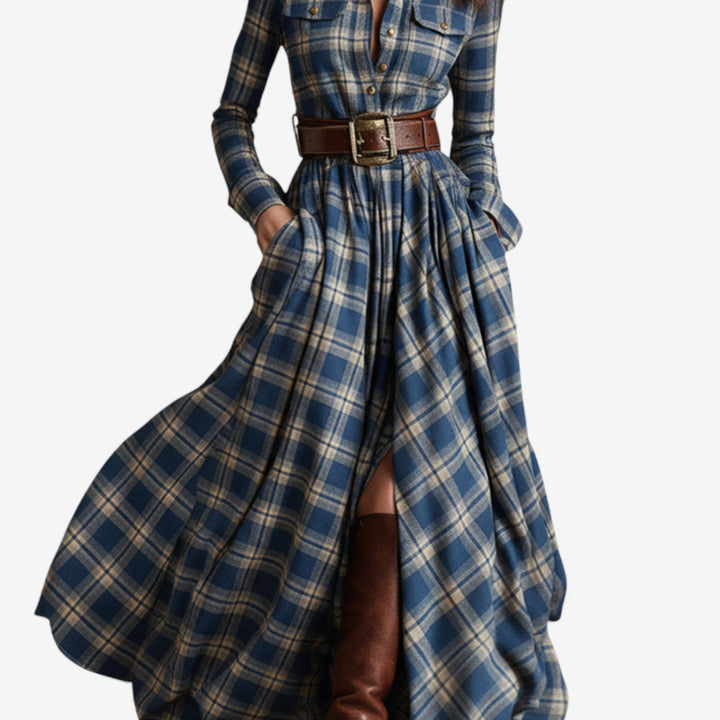 Manuela™ Vestido Camisero Maxi