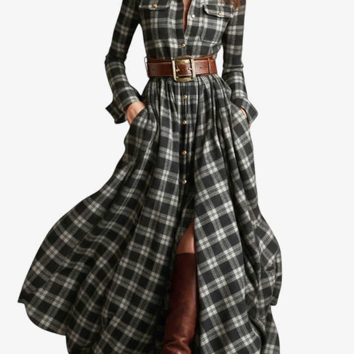 Manuela™ Vestido Camisero Maxi