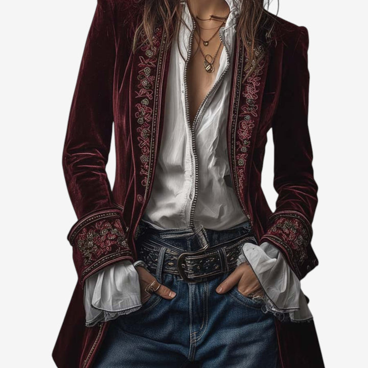 Belinda™ Blazer Chaqueta Bordada