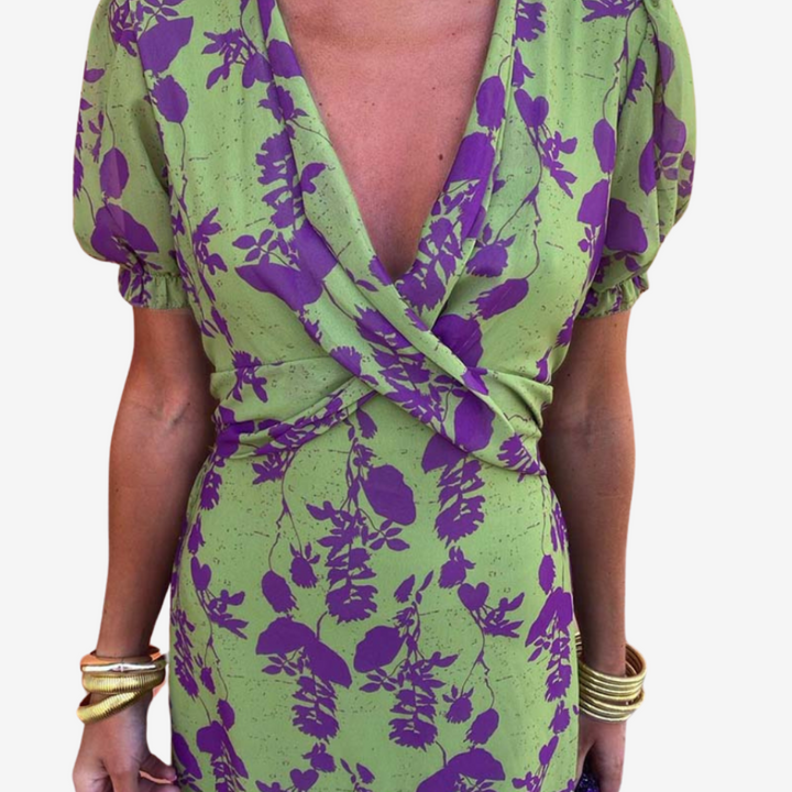 Nancy™ Vestido Midi Floral