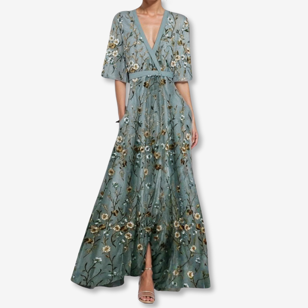 Olivia™ Vestido Maxi Floral