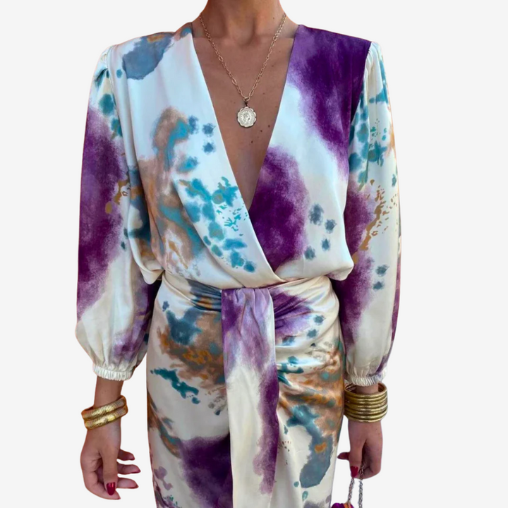 Eldora™ Vestido Midi Estampado