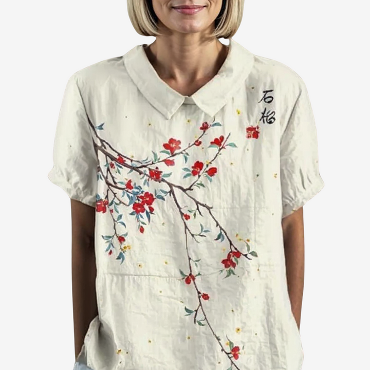 Gechina™ Camisa Floral