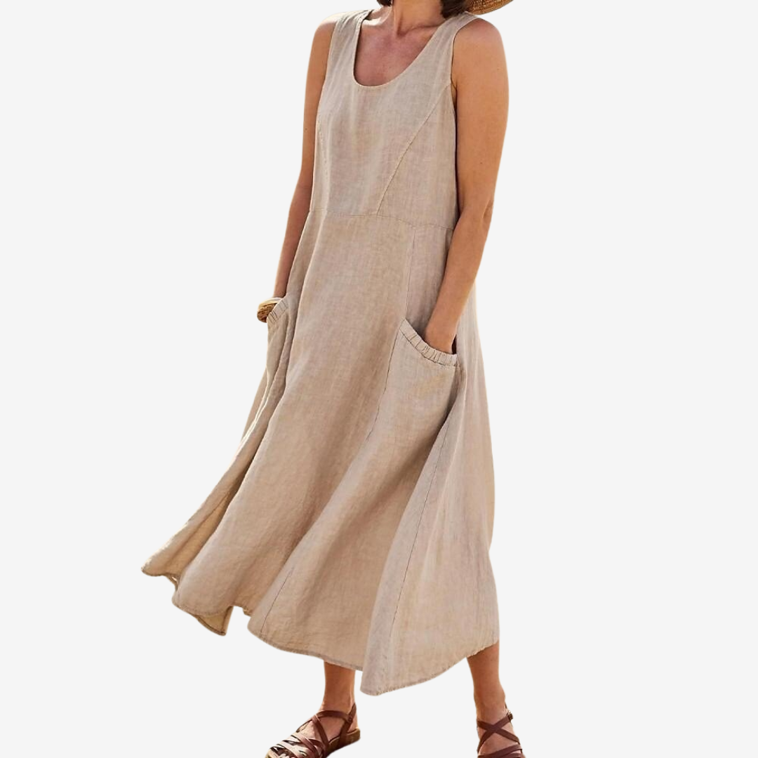 Eskama™ Vestido Maxi Fluido