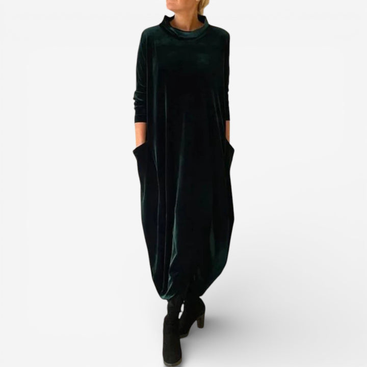 Chalina™ Vestido Cuello Alto