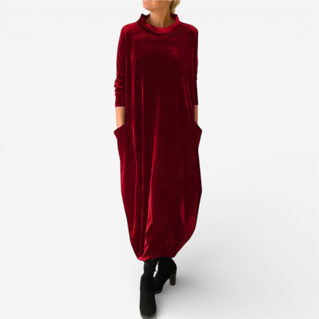 Chalina™ Vestido Cuello Alto