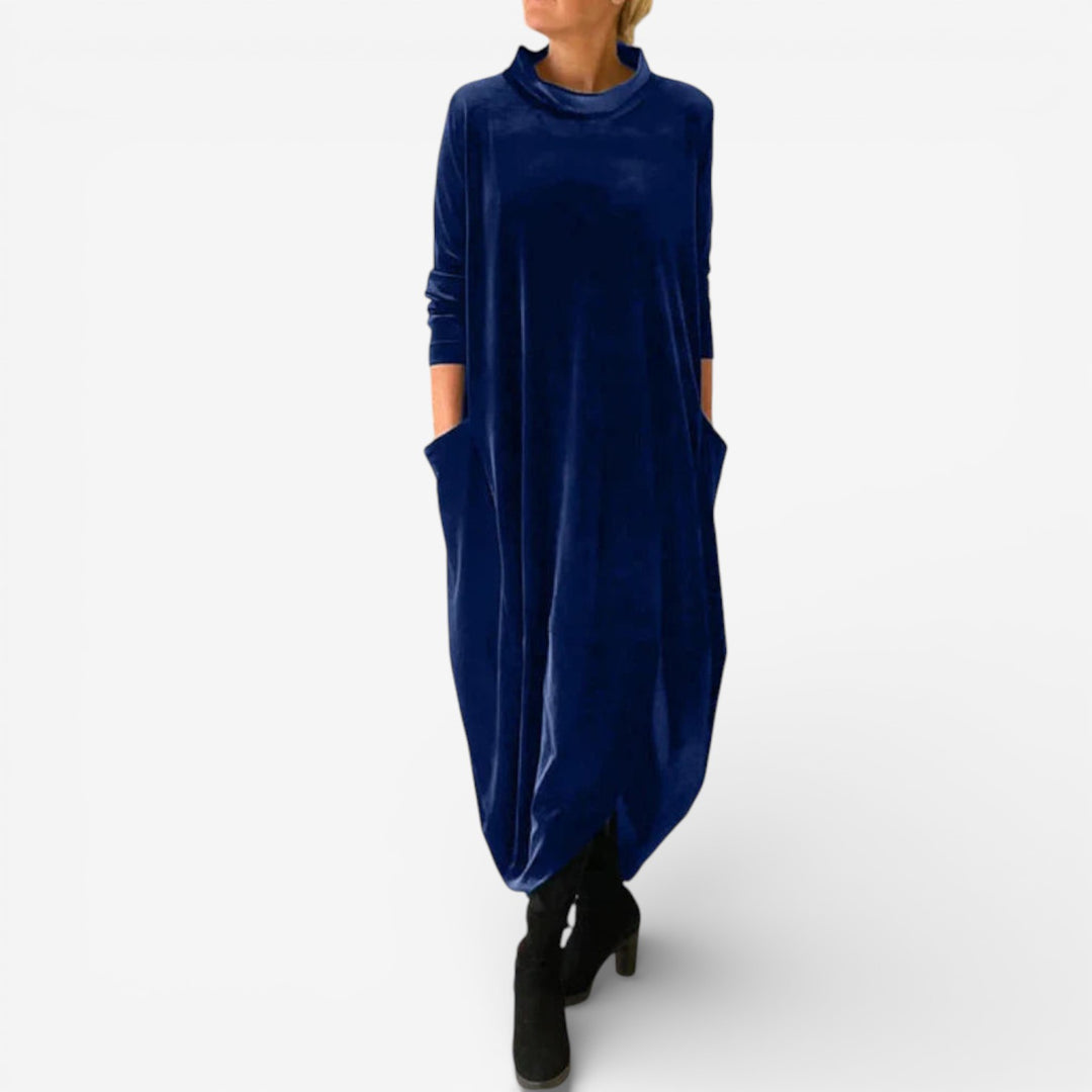 Chalina™ Vestido Cuello Alto