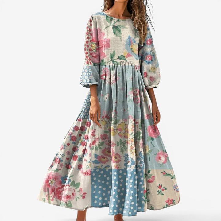 Julia™ Vestido Boho Estampado