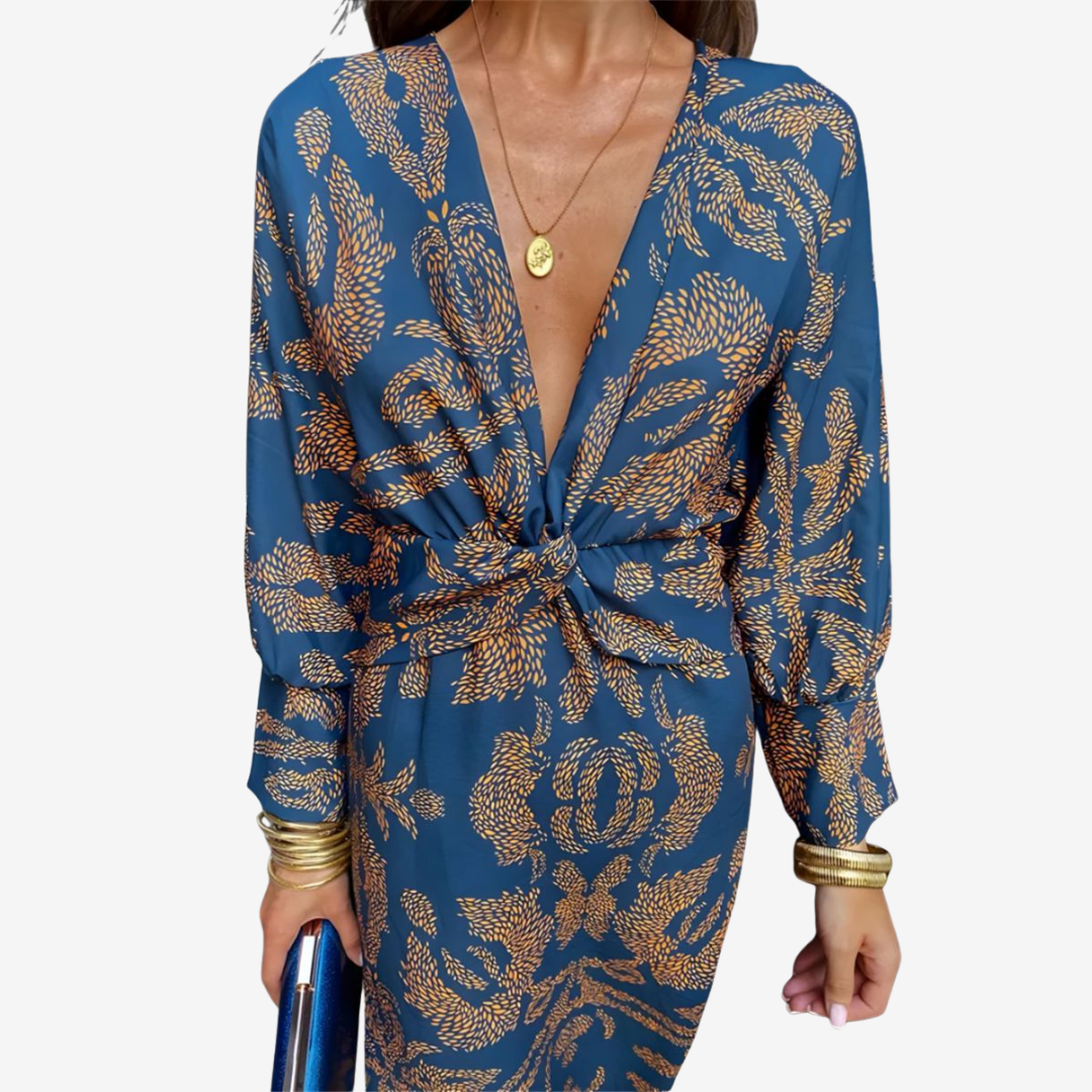 Maite™ Vestido Maxi Cruzado
