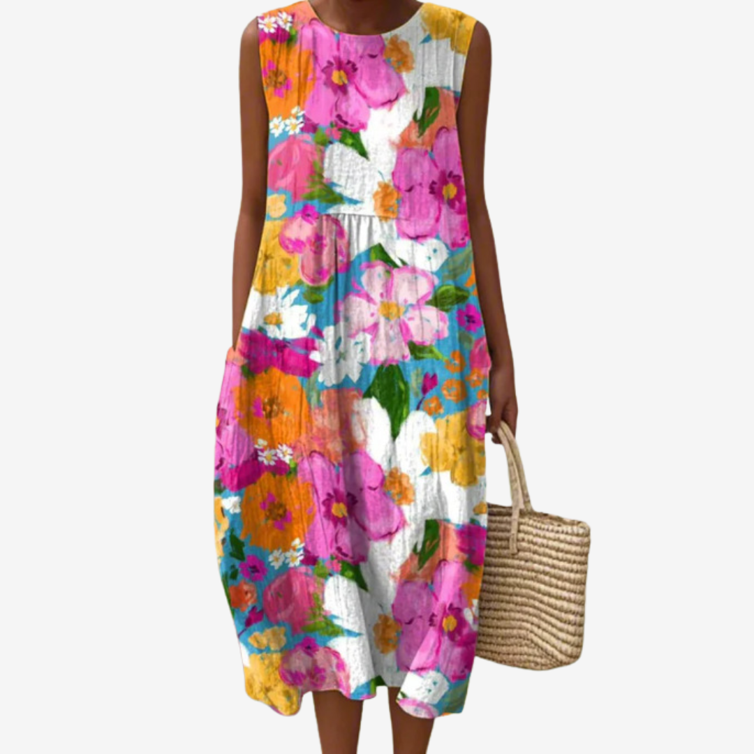 Nery™ Vestido Midi Floral