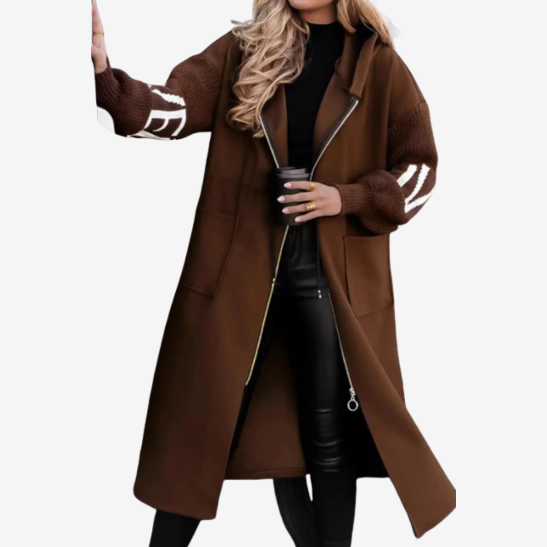 Magdalena™ Abrigo Largo Capucha