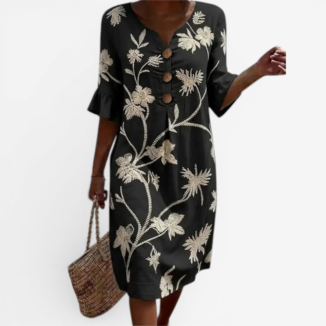 Tere™ Vestido Midi Floreado