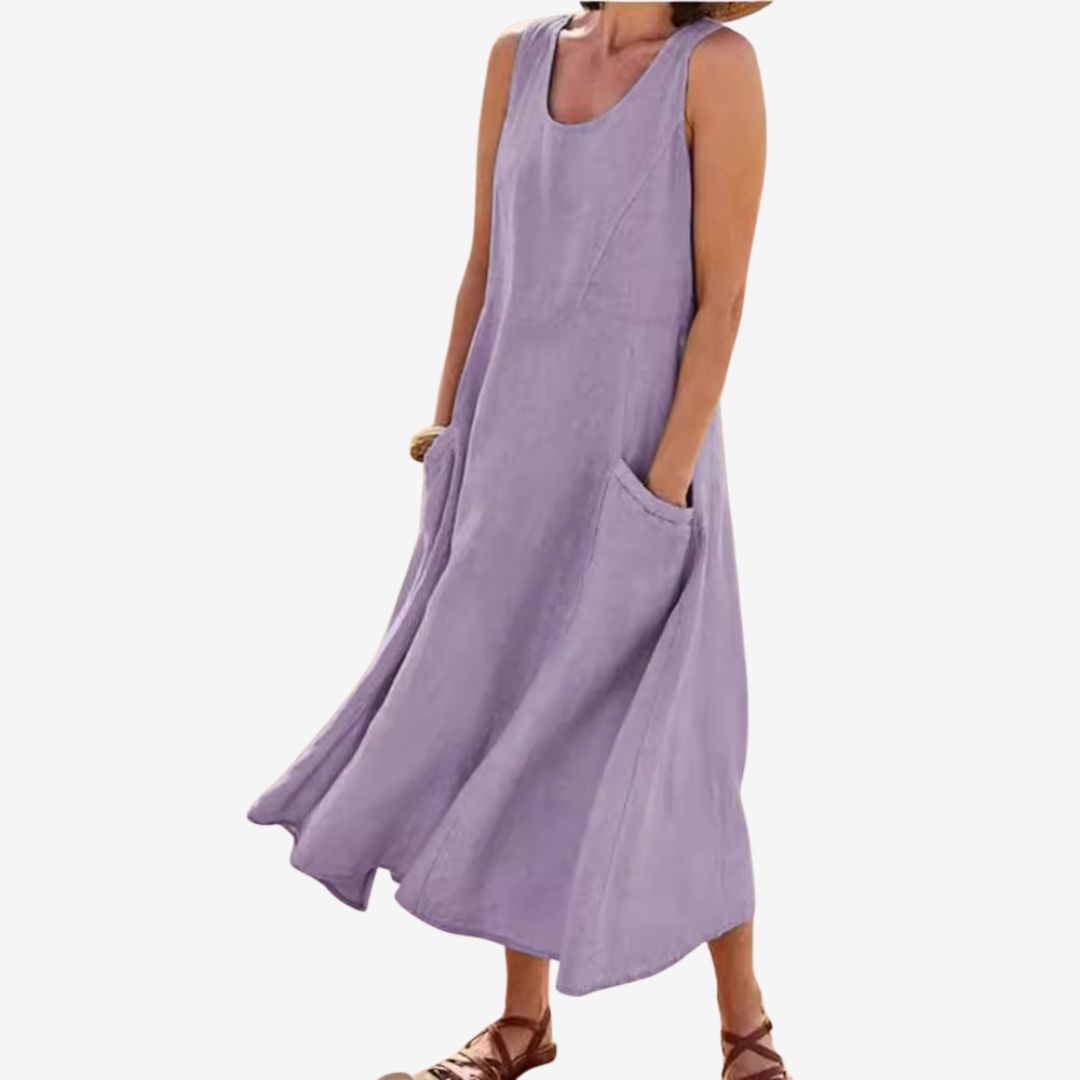 Eskama™ Vestido Maxi Fluido