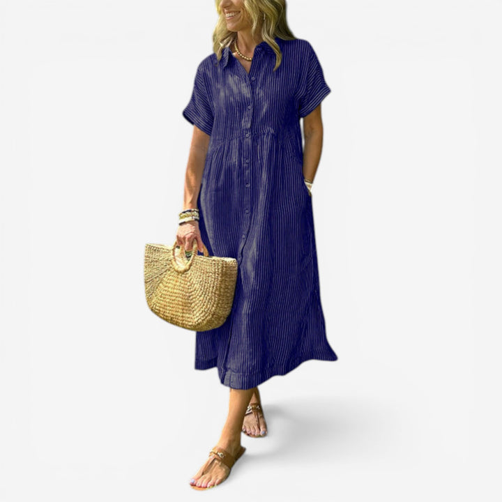 Tula™ Vestido Rayas Midi