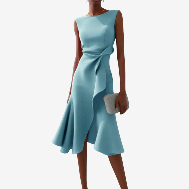 Bethania™ Vestido Midi Asimétrico