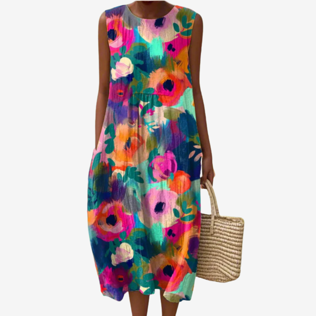 Nery™ Vestido Midi Floral