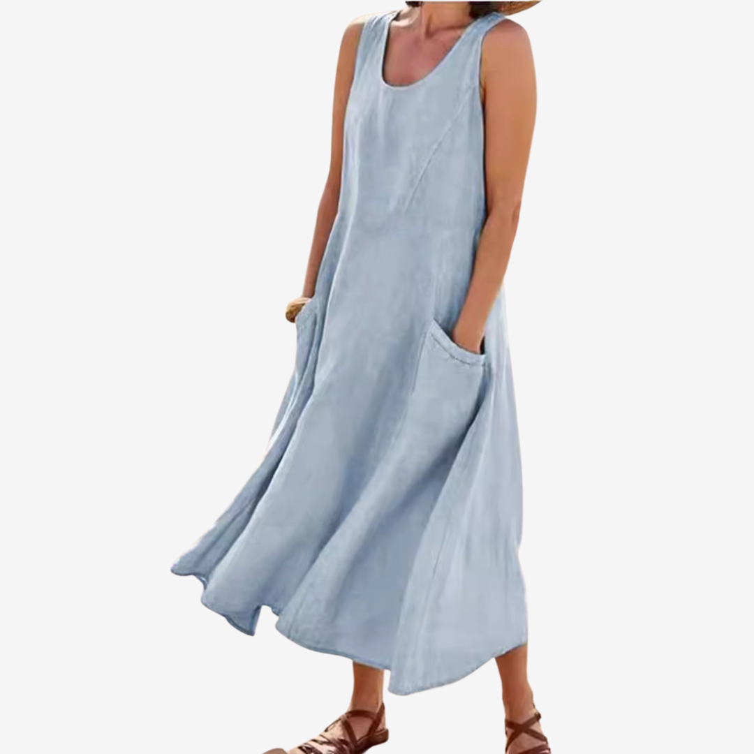 Eskama™ Vestido Maxi Fluido