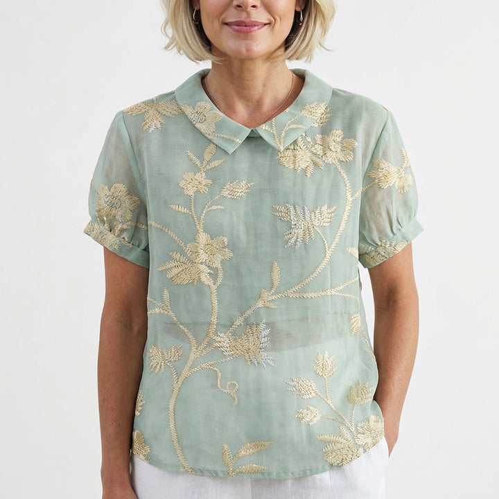 Gechina™ Camisa Floral