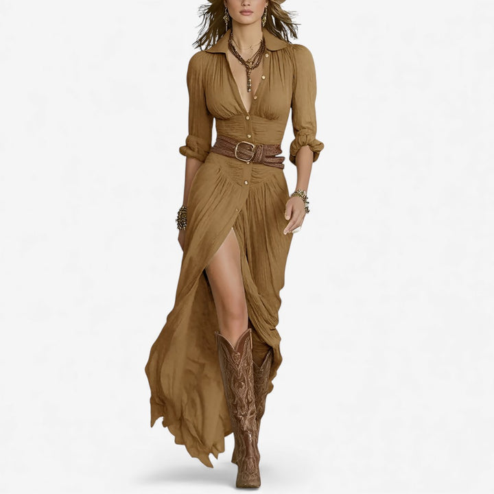 Antonia™ ​​Vestido Maxi Fluido