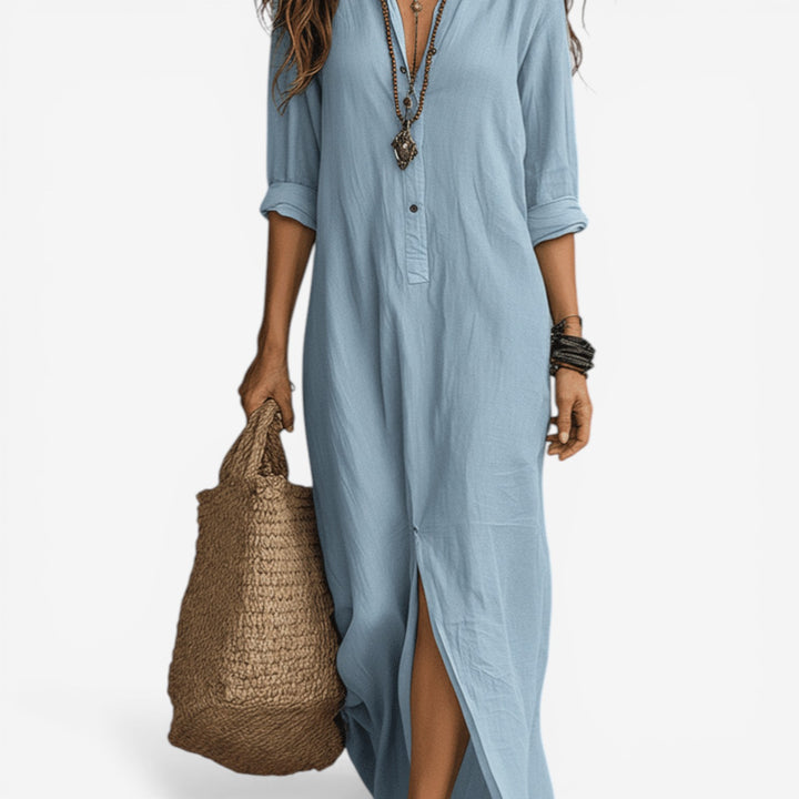Gloria™ Vestido maxi con abertura