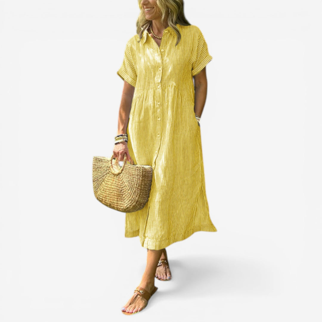 Tula™ Vestido Rayas Midi