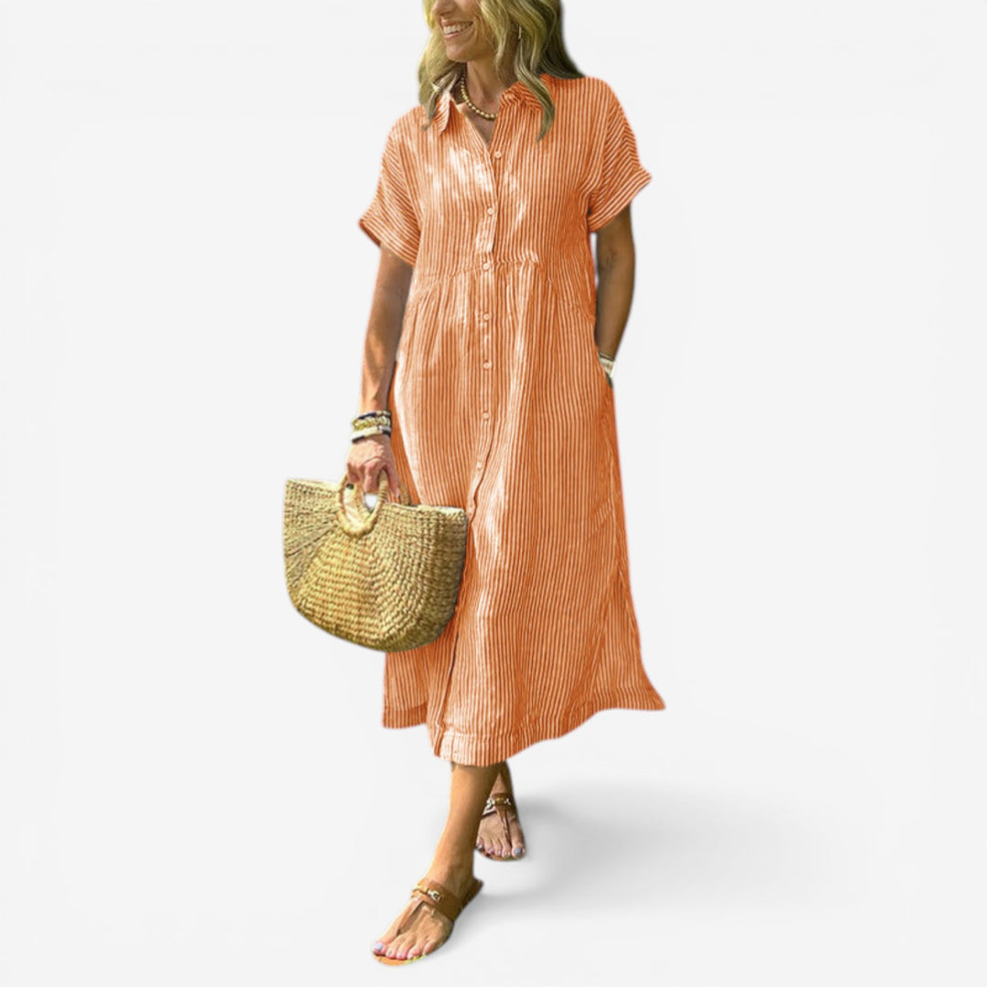 Tula™ Vestido Rayas Midi