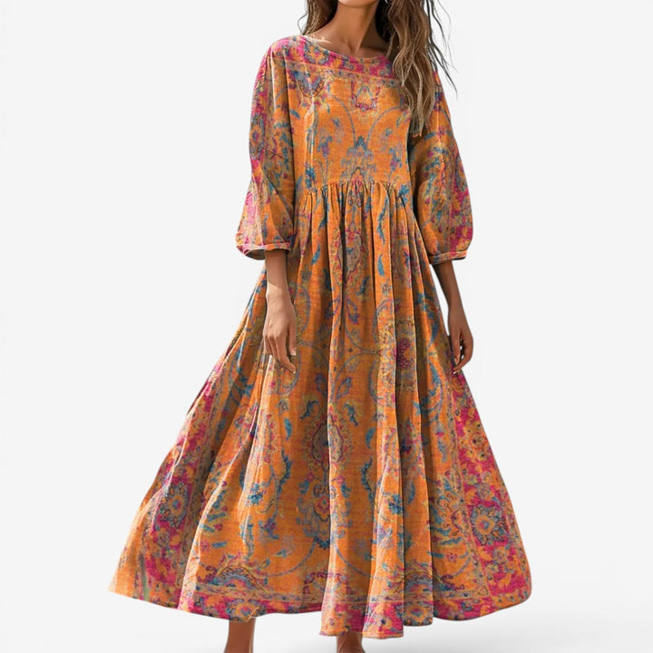 Julia™ Vestido Boho Estampado