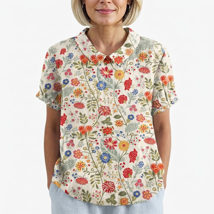 Gechina™ Camisa Floral