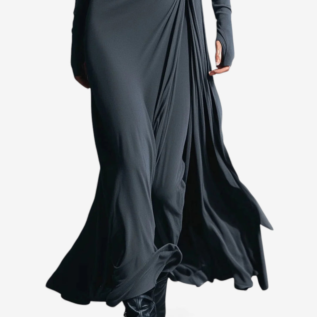 Pilar™ Vestido Maxi Drapeado