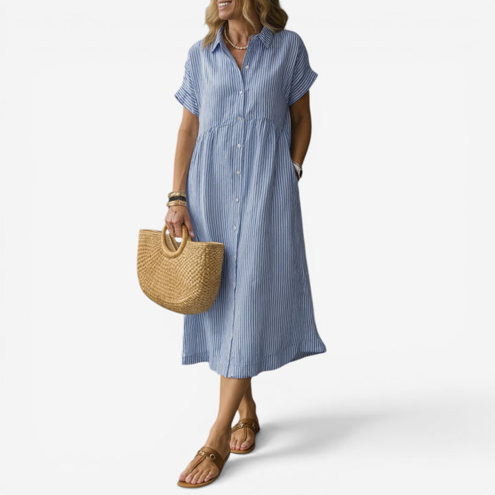 Tula™ Vestido Rayas Midi
