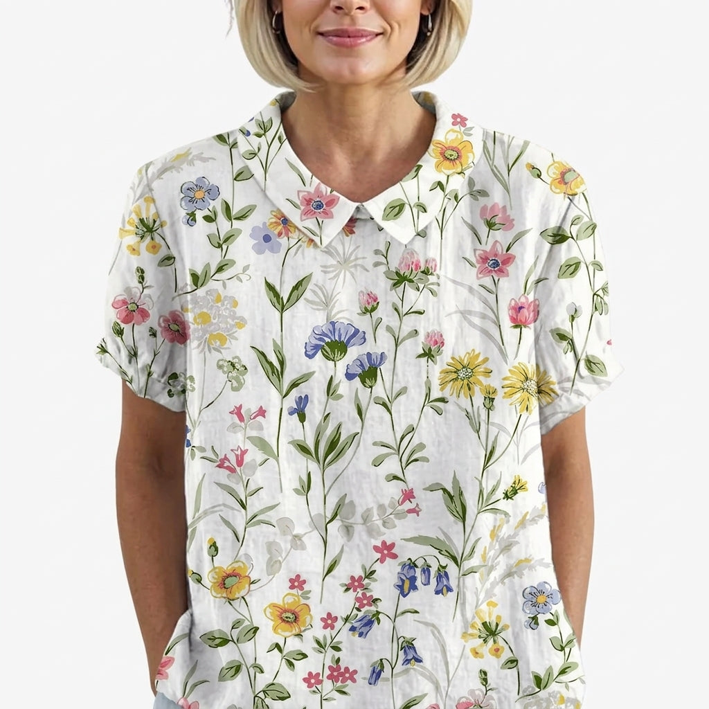 Gechina™ Camisa Floral