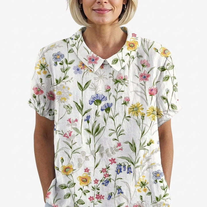 Gechina™ Camisa Floral