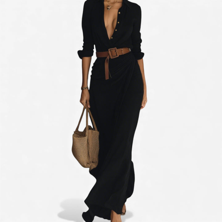 Ana™ Vestido Maxi Cruzado