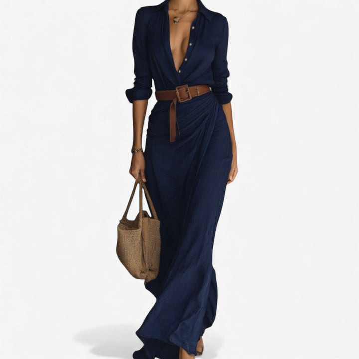 Ana™ Vestido Maxi Cruzado