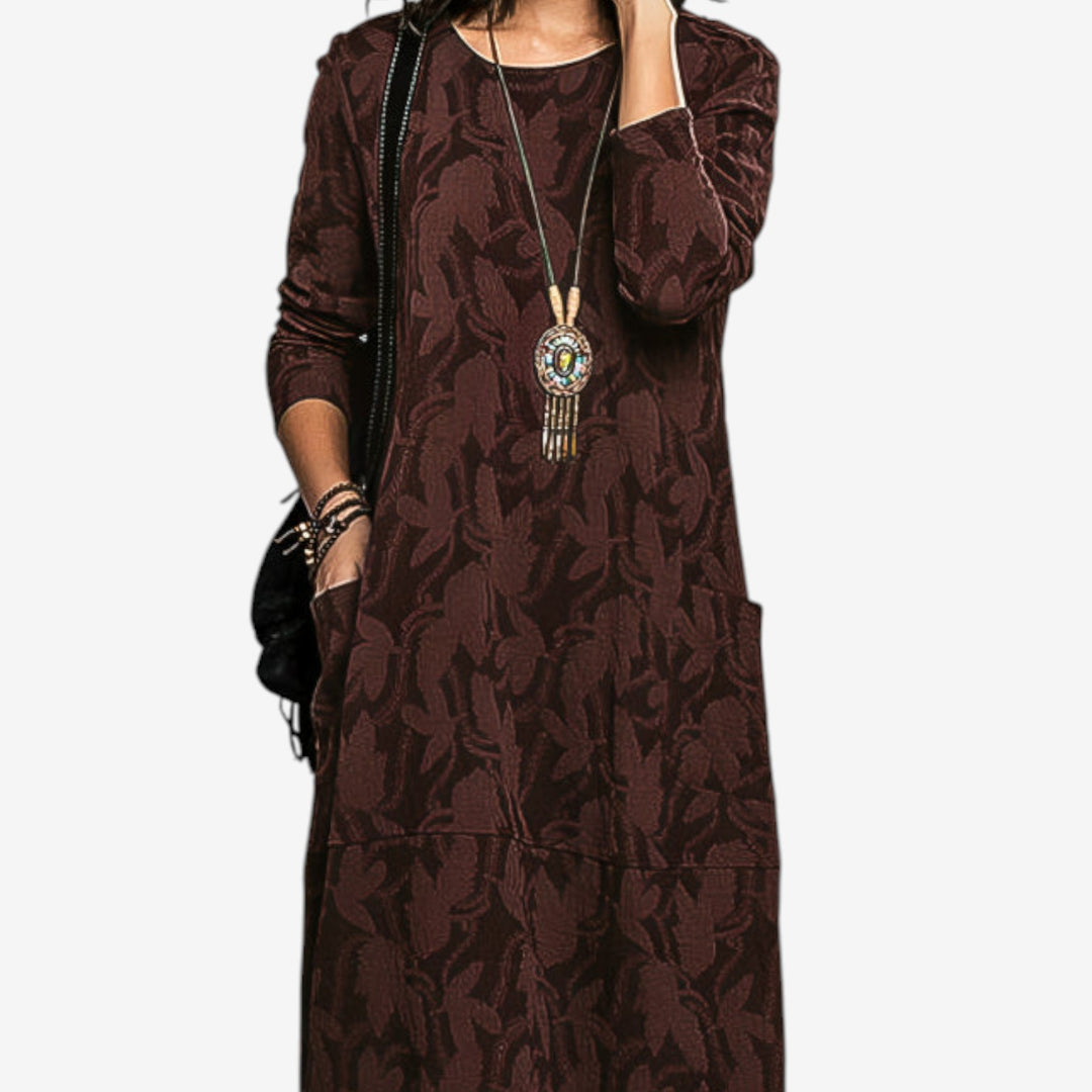 Mayte™ Vestido Largo Estampado