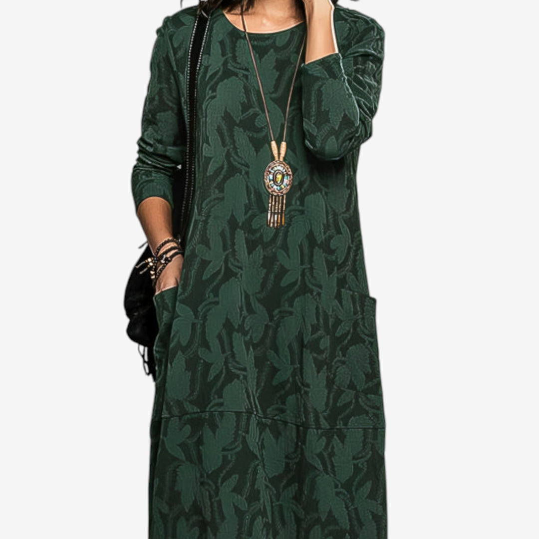 Mayte™ Vestido Largo Estampado