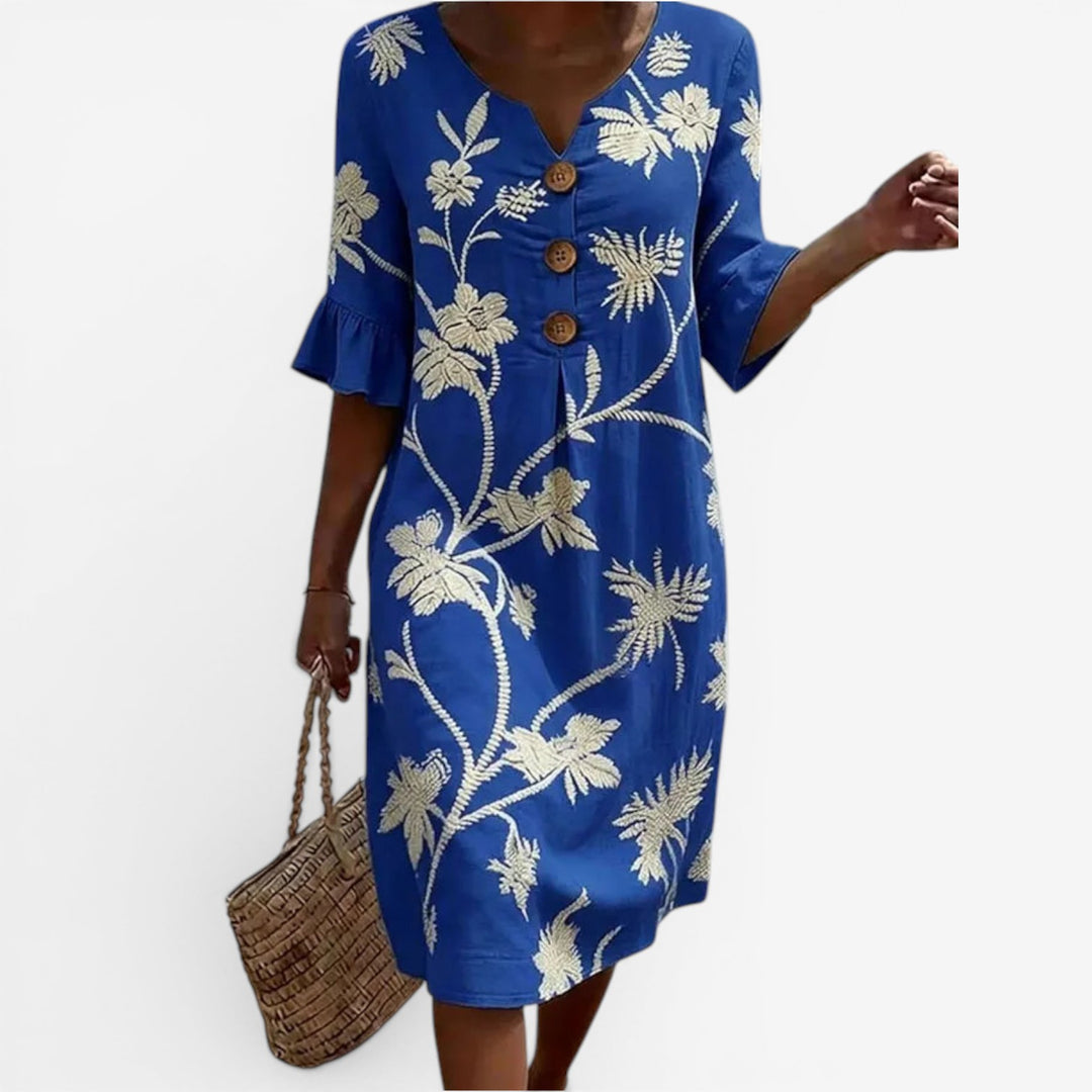 Tere™ Vestido Midi Floreado