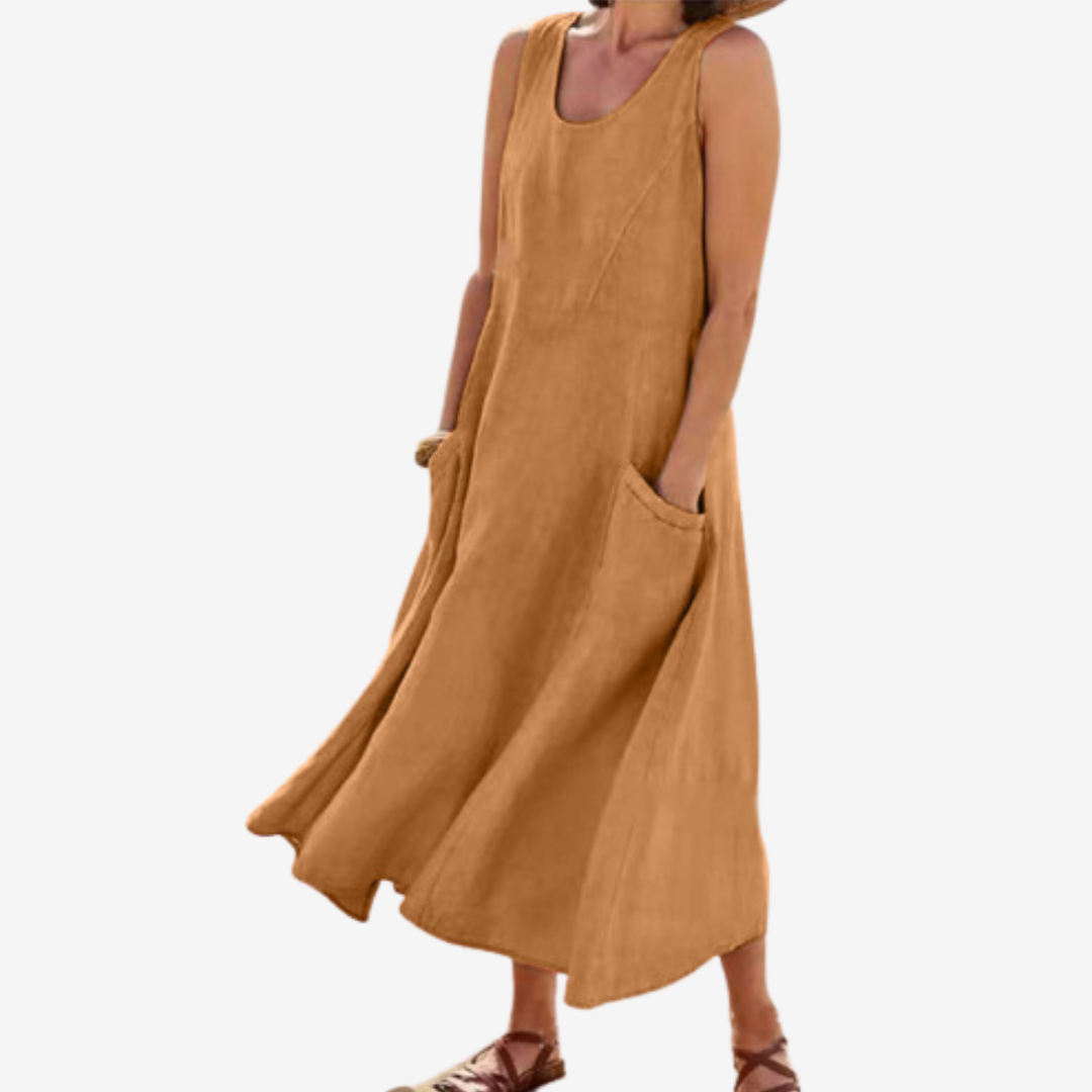 Eskama™ Vestido Maxi Fluido