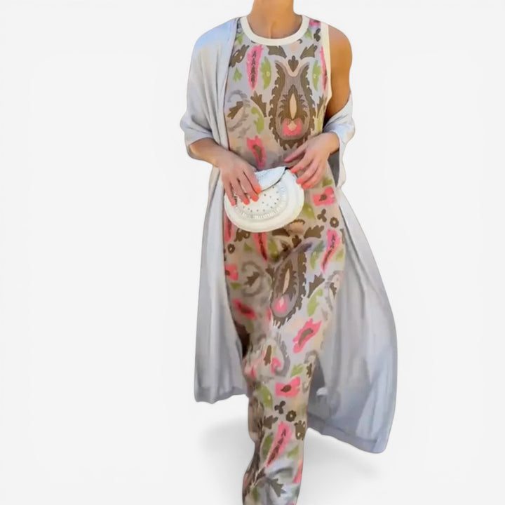 Novia™ Printed Maxi Dress