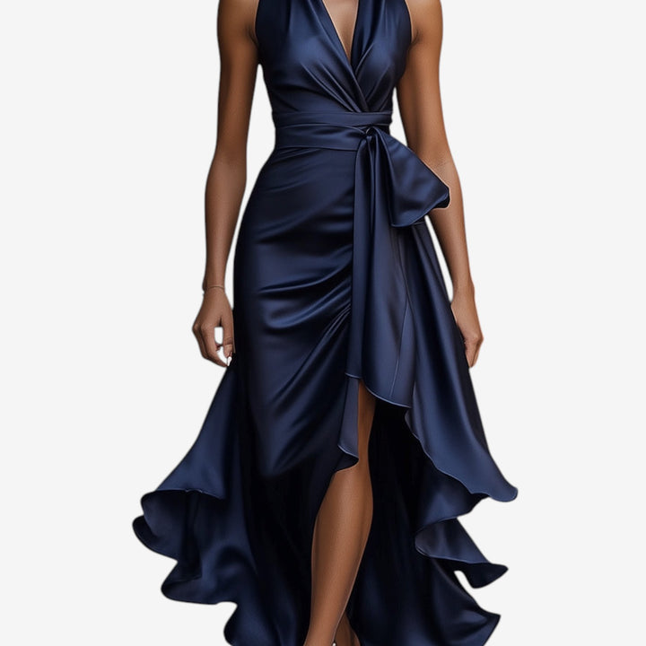 Claudia™ Vestido Noche Volantes